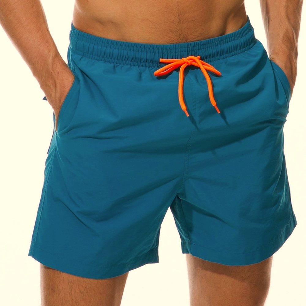 NWT SILKWORLD Men's Swim Trunks Quick Dry Beach Shorts with Pockets, XXL